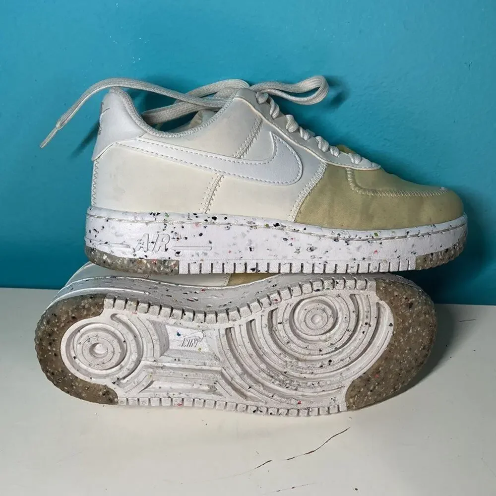 Nike Air Force 1 Crater Foam Womens Lace Up Sneakers Size 6.5 / EU 37.5
